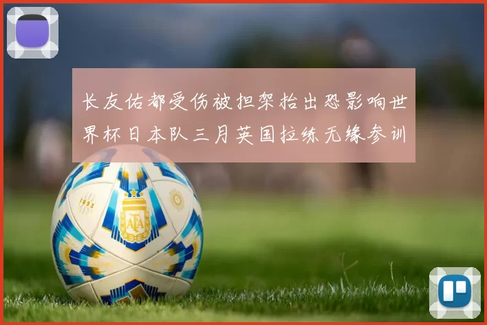 长友佑都受伤被担架抬出恐影响世界杯日本队三月英国拉练无缘参训